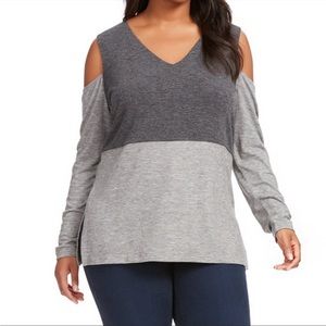 RACHEL Rachel Roy Cold-shoulder Top